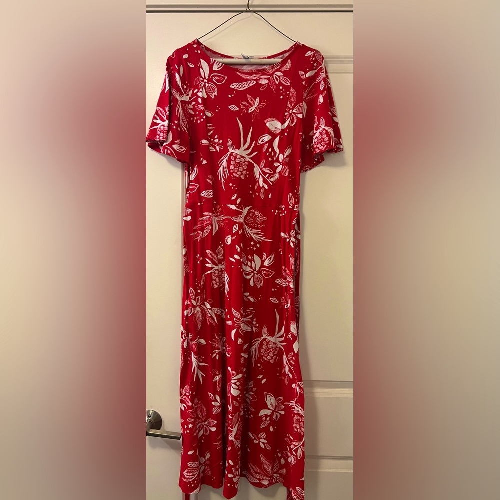 & Other Stories Cotton Maxi Dress with side slits